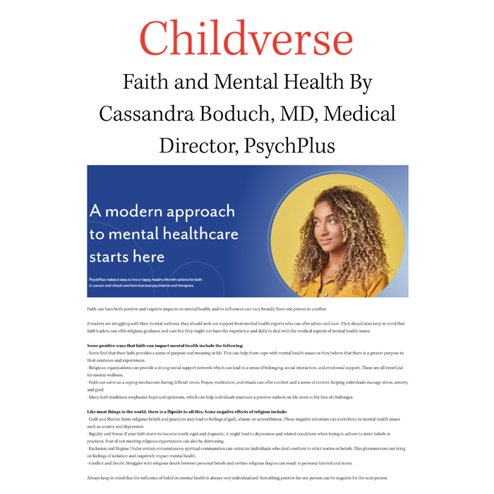 Faith-and-Mental-Health-By-Cassandra-Boduch,-MD,-Medical-Director,-PsychPlus