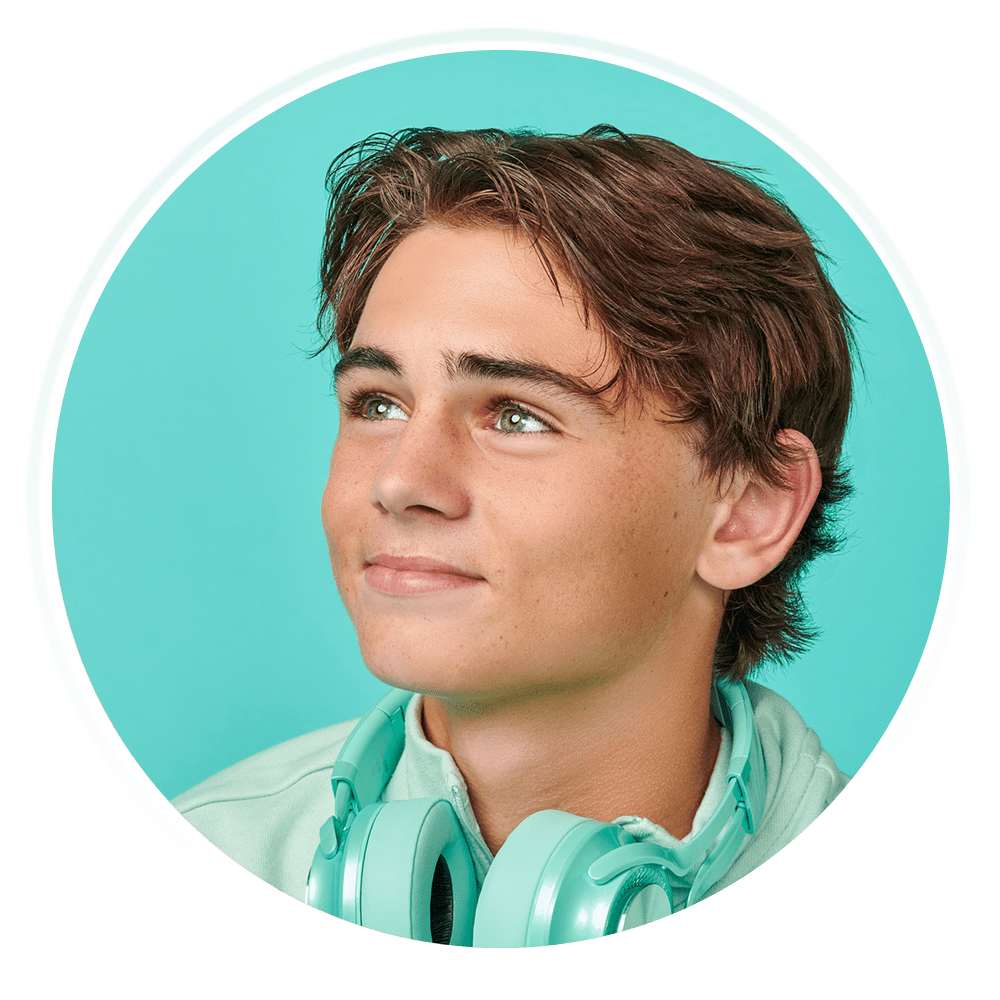 Highest Clinical Efficacy in treating Treatment-Resistant Depression featuring a boy with headphones