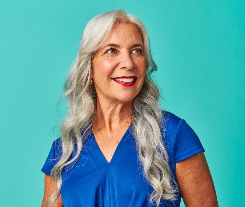 This image shows a lady wearing Doctor dress