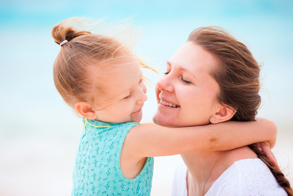 Mother and daughter enjoying time together