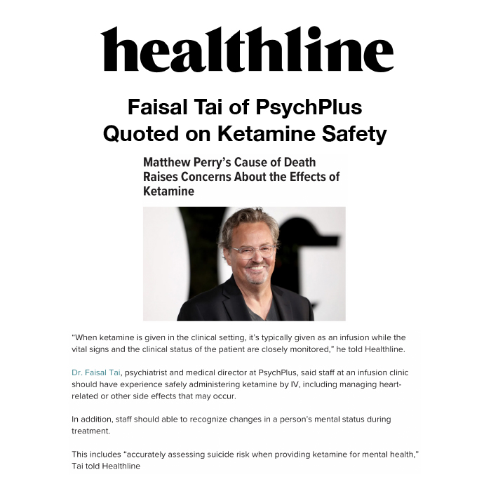 This is an image of a person with text, Matthew-Perrys-Cause-of-Death-Raises-Concerns-About-the-Effects-of-Ketamine