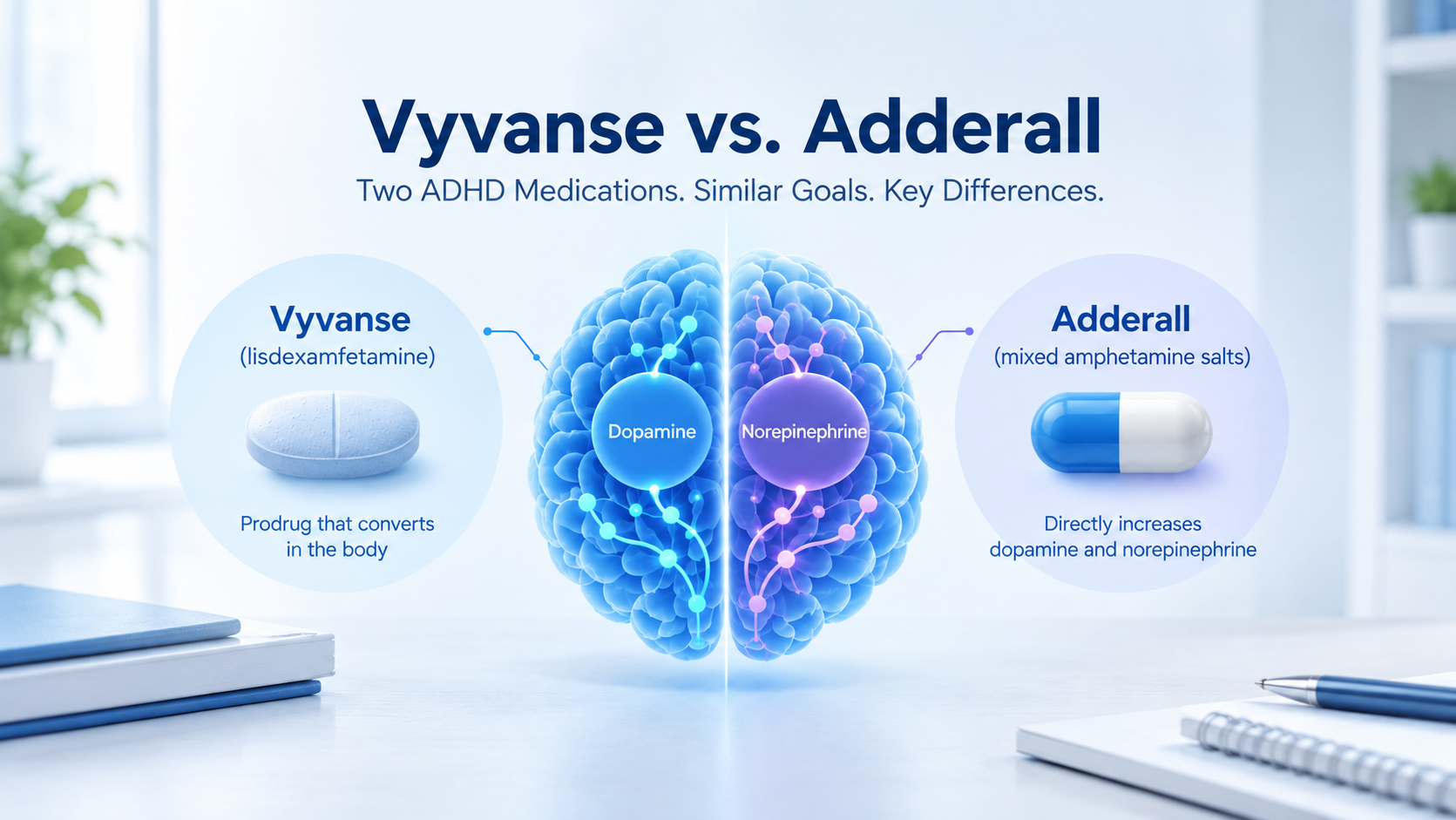 Vyvanse and Adderall